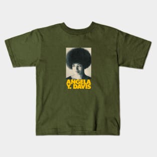 Angela Davis Speaks Kids T-Shirt